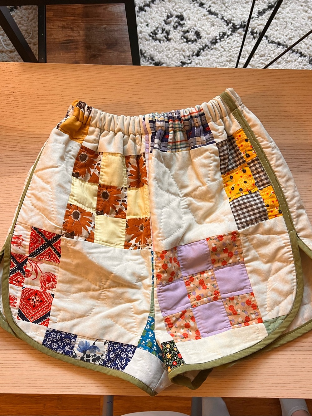 Jo & June Vintage Patchwork Shorts